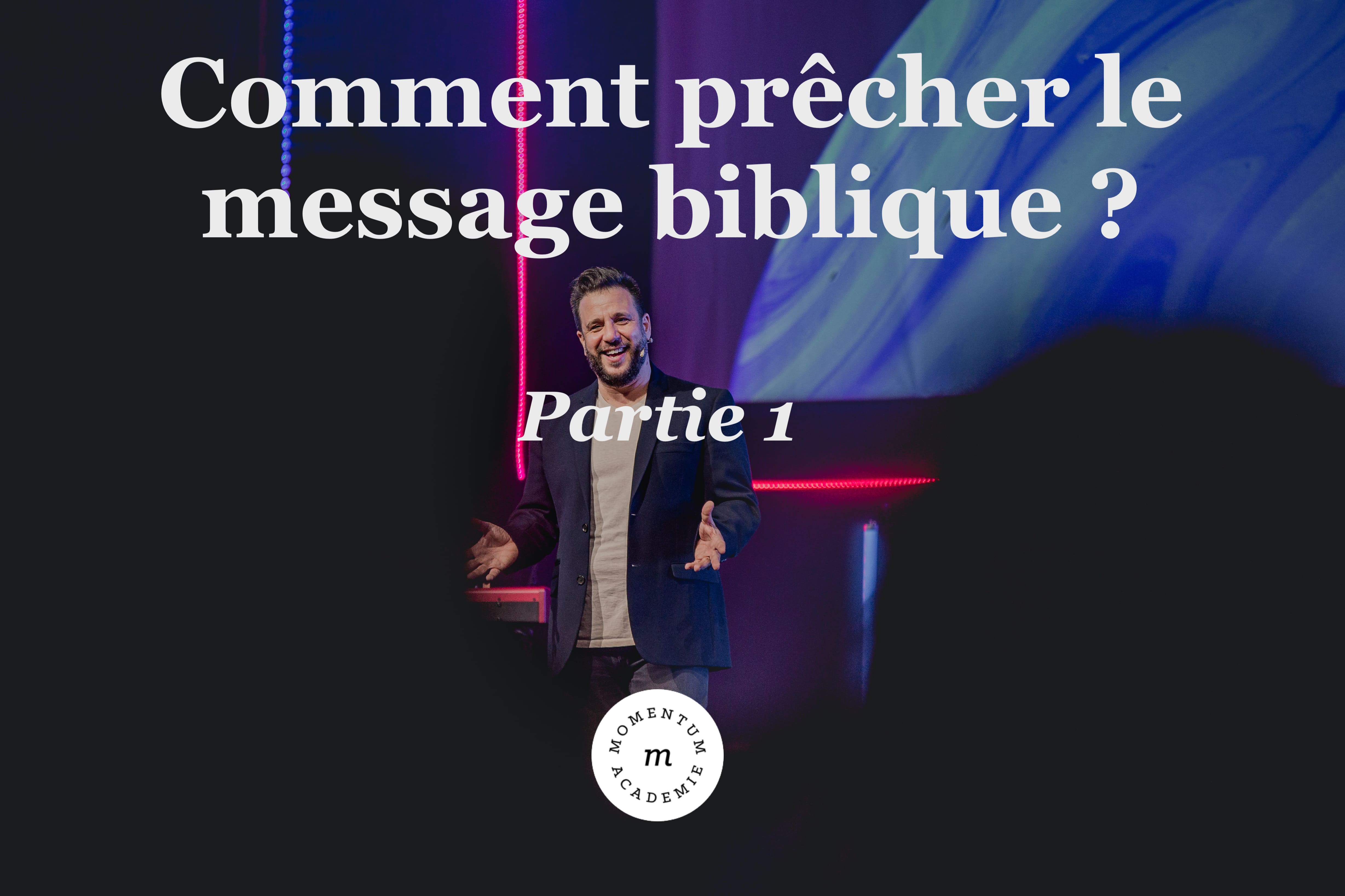 comment préparer un message biblique pdf
